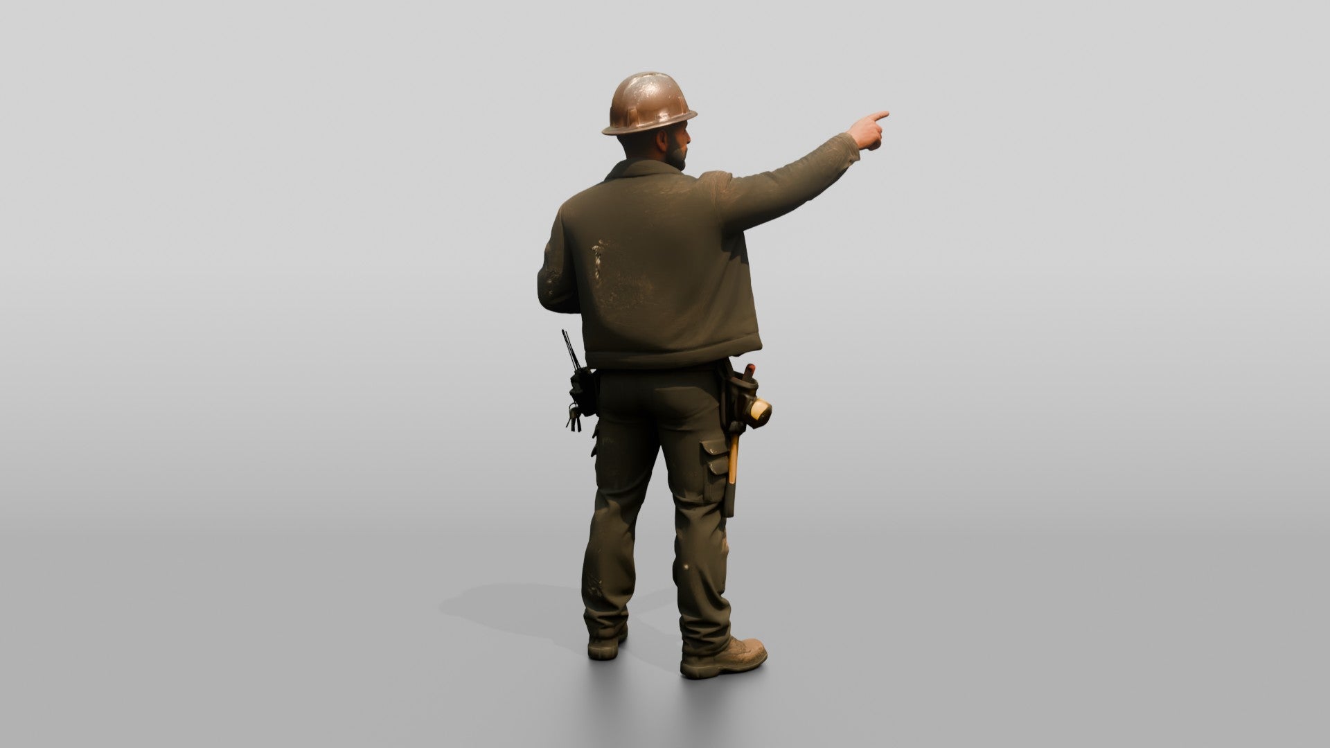 Construction Worker Man 80