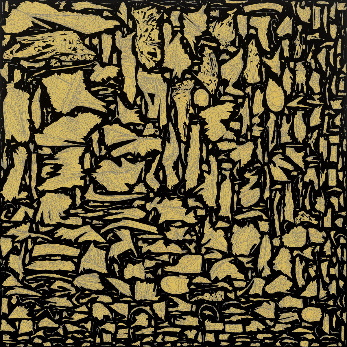 Mechanic Resting Hand on Engine Block - UV layout, metallic roughness map