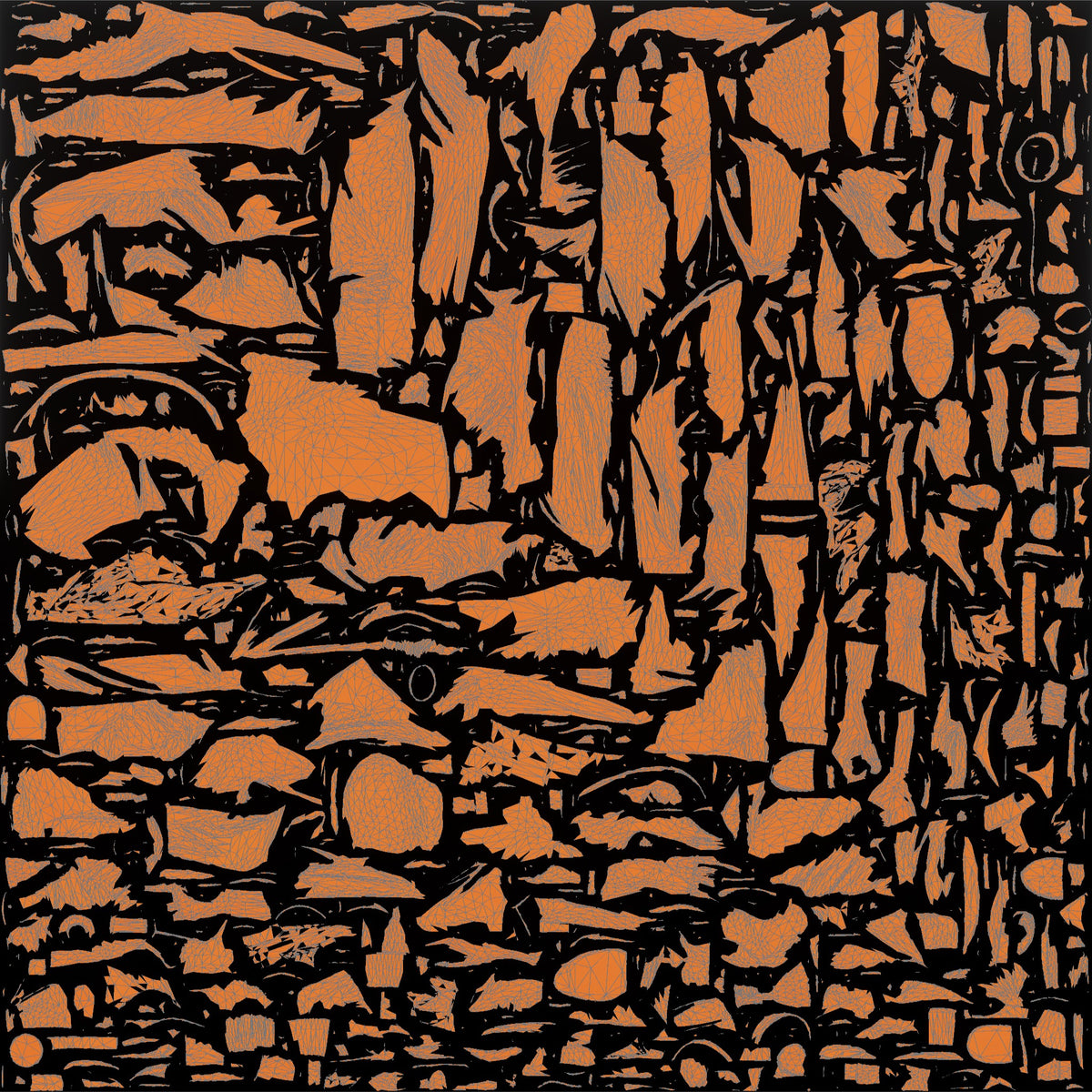 Relaxed Man with a Sunset Drink - UV layout, metallic roughness map