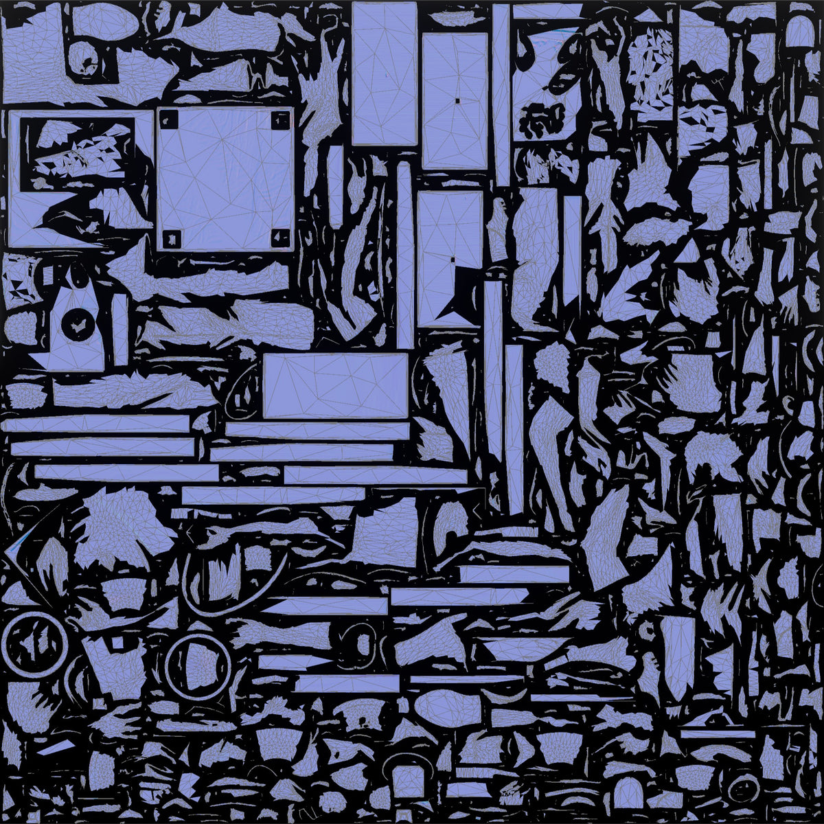 Chef Chopping Bell Peppers - UV layout, normal map