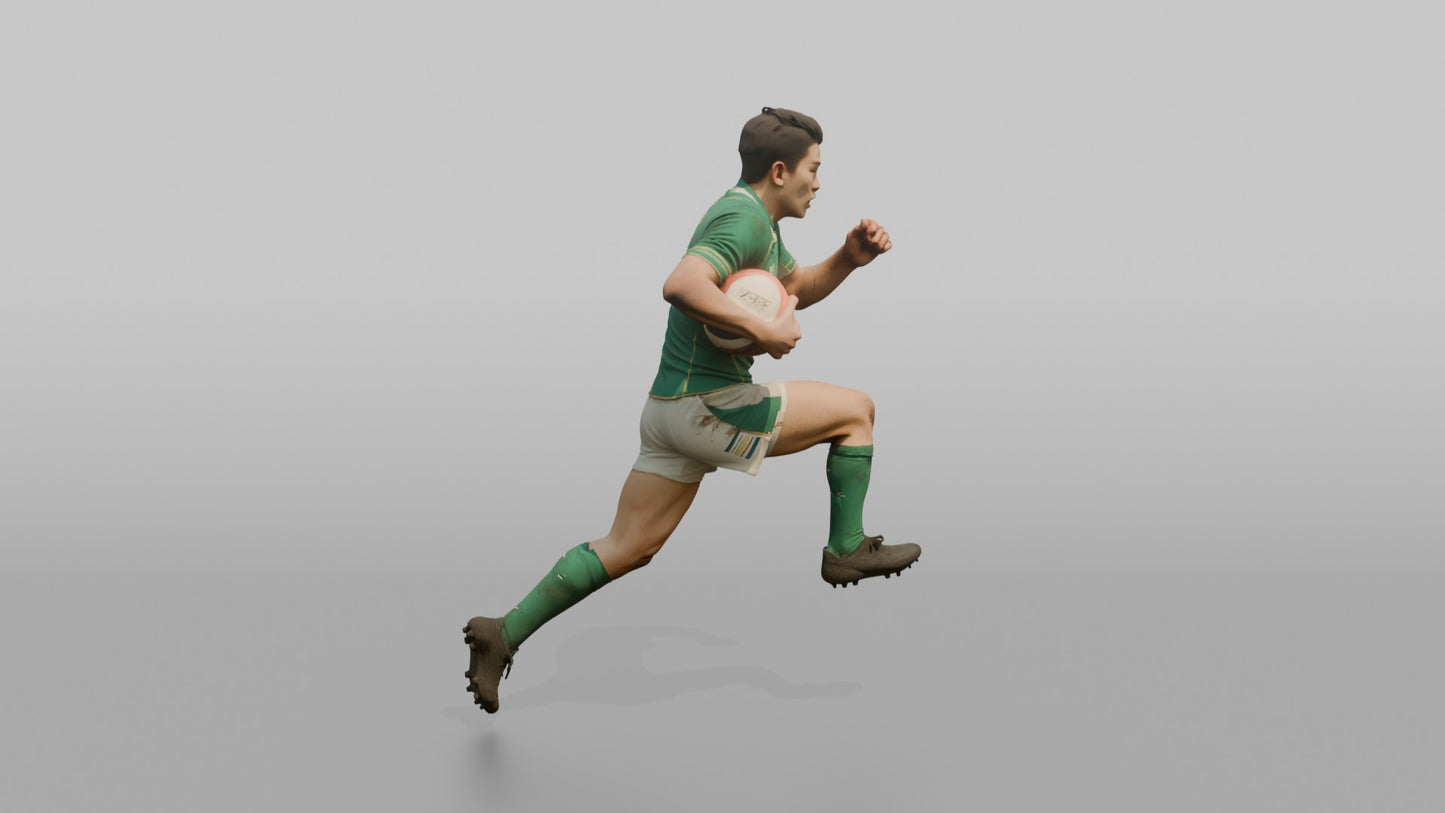 Japanese Winger Weaving Through the Field