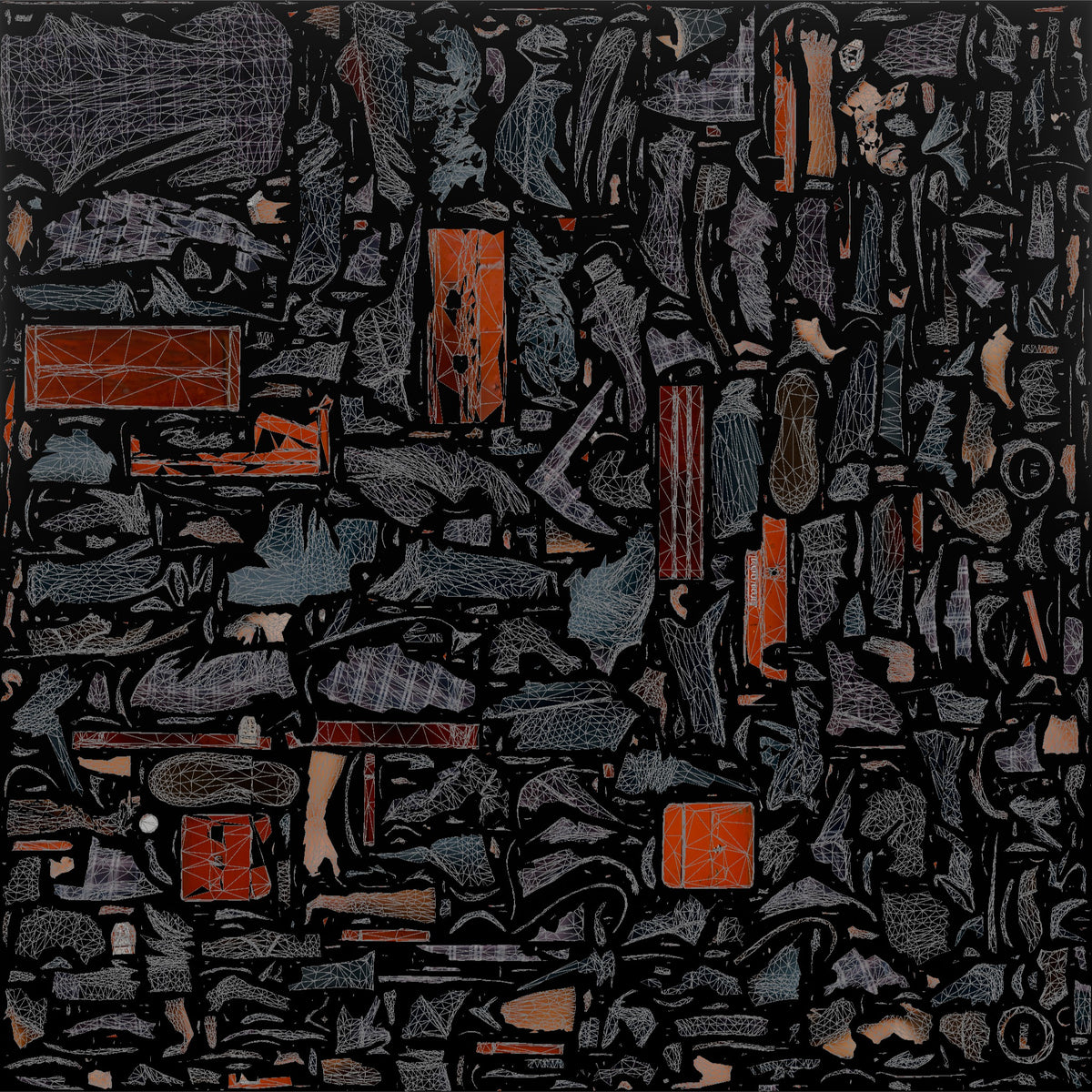 Father Carrying A Toolbox By Its Handle - UV layout, base color map