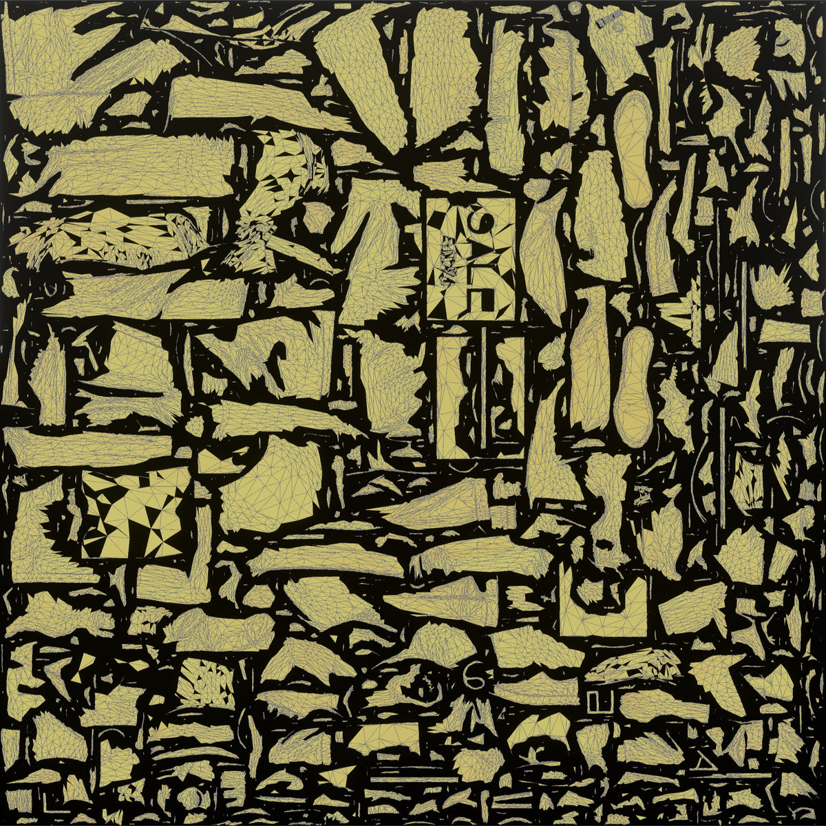 Woman Sales Associate Holding Up A Sale Sign - UV layout, metallic roughness map