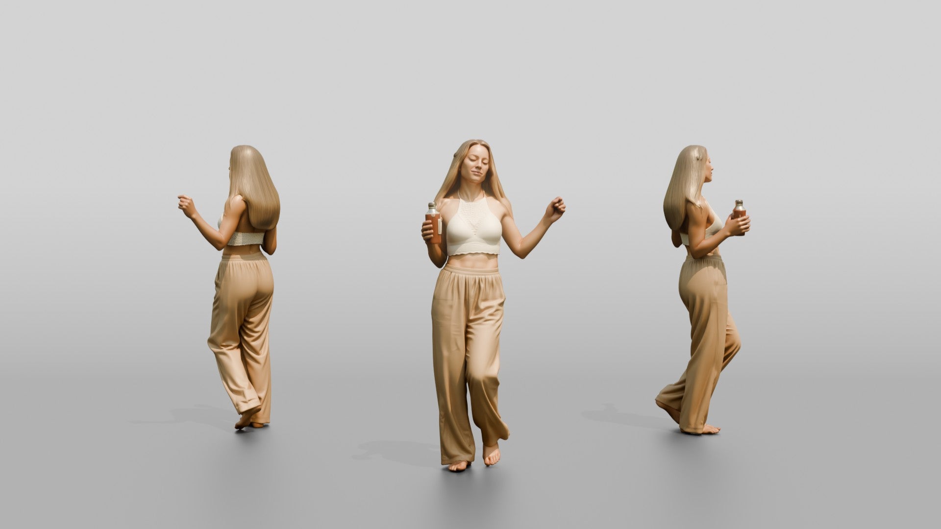 Woman Dancing with a Cocktail