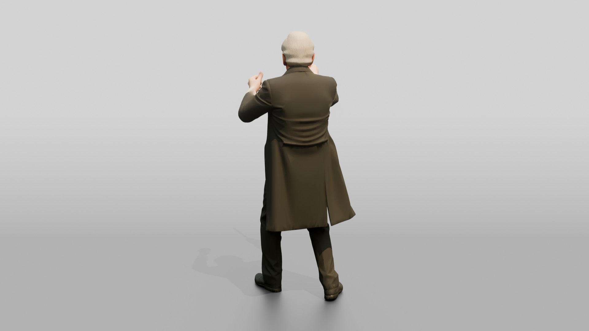 Orchestra Conductor Waving Baton