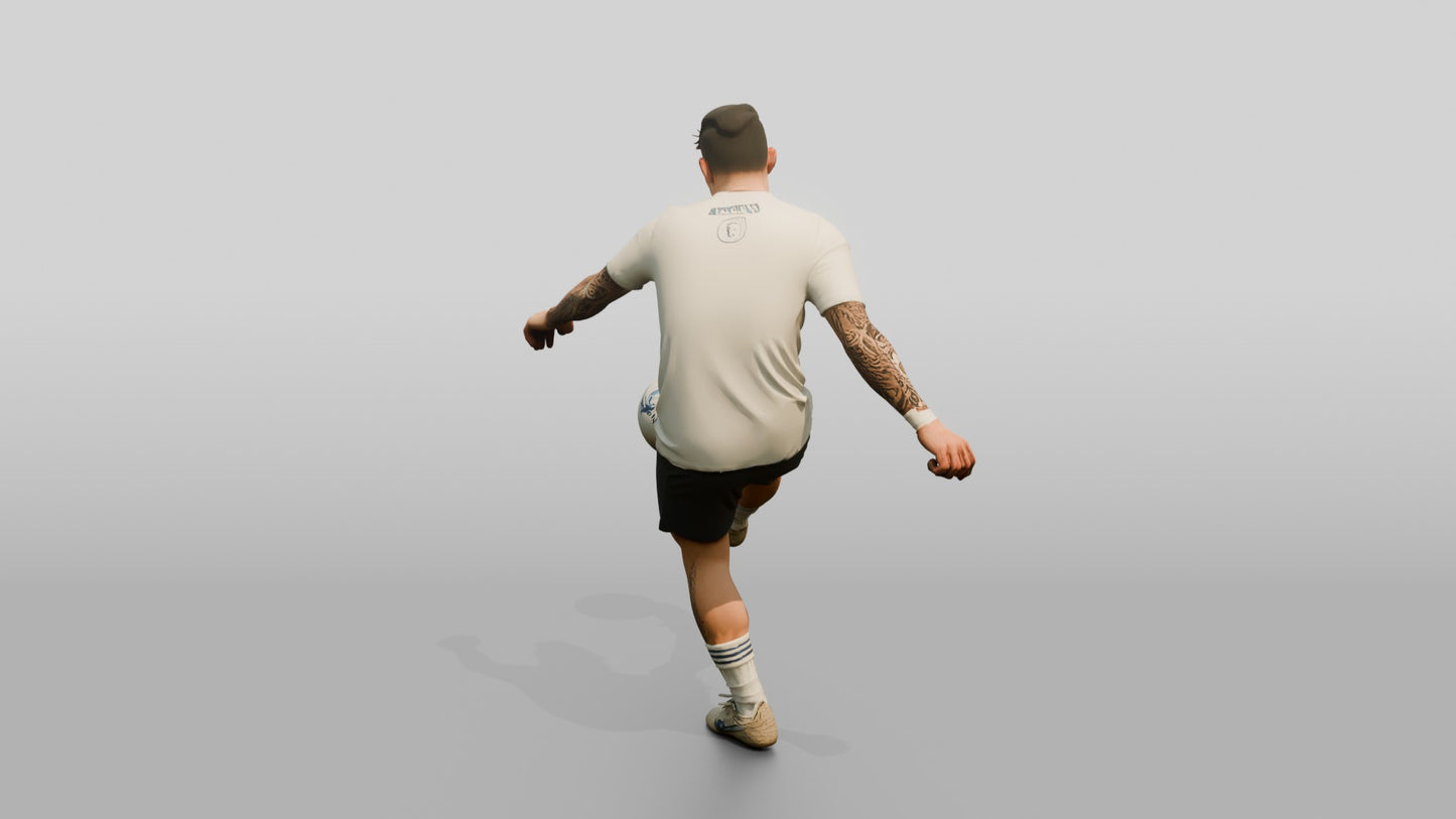 Soccer Player Trivela Pass