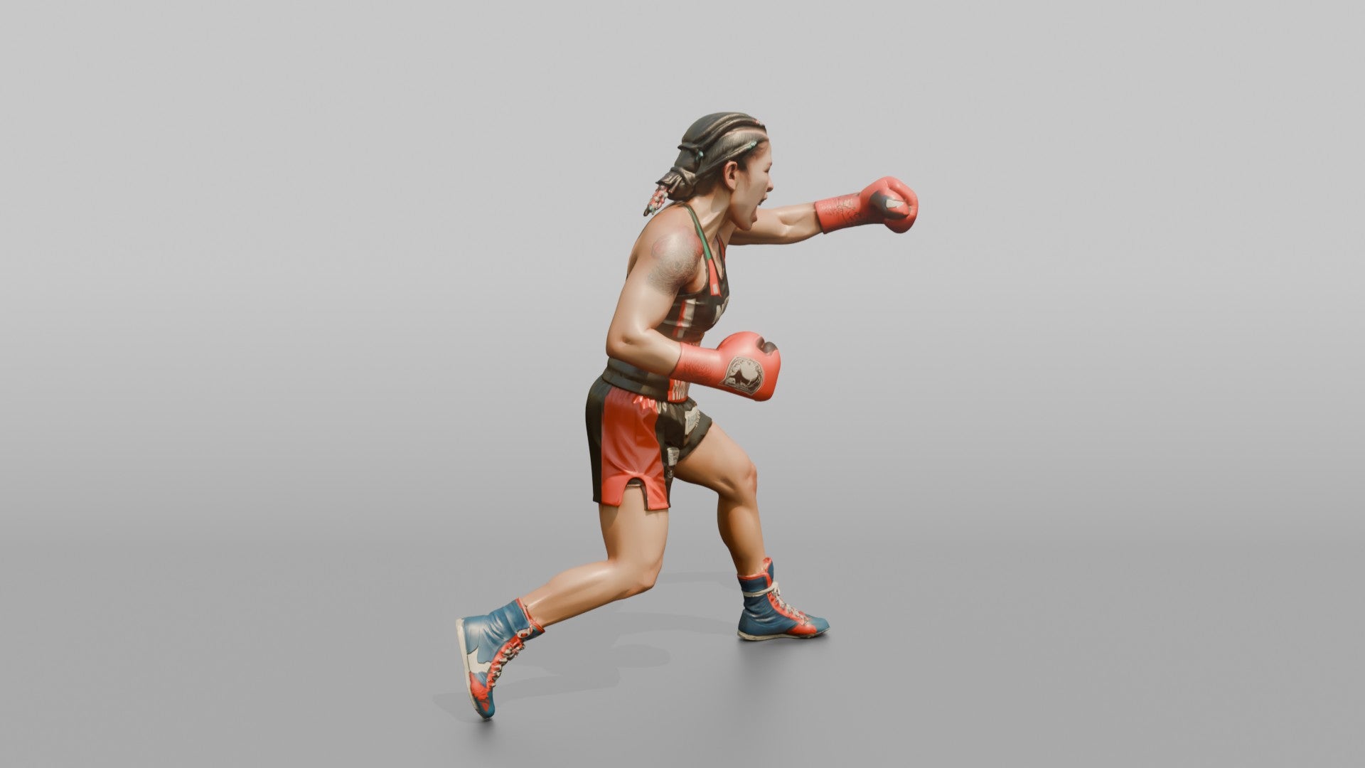 Boxer Rapid Left-Right Combination