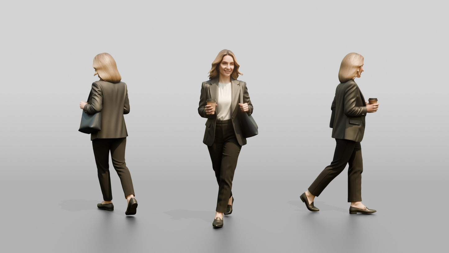 Businesswoman Celebrating a Win