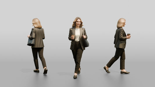Businesswoman Celebrating a Win