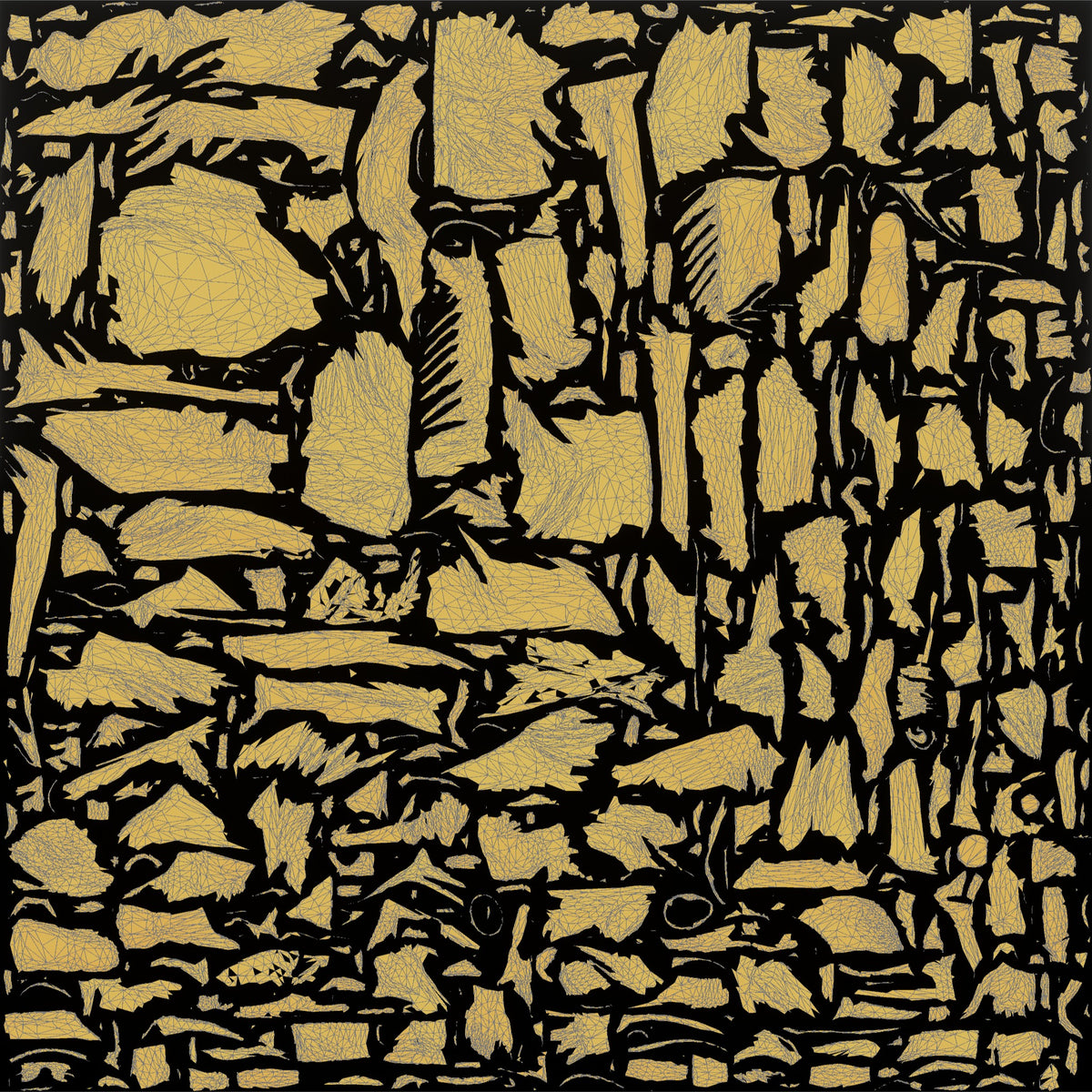 Older Man Dancing with a Drink - UV layout, metallic roughness map