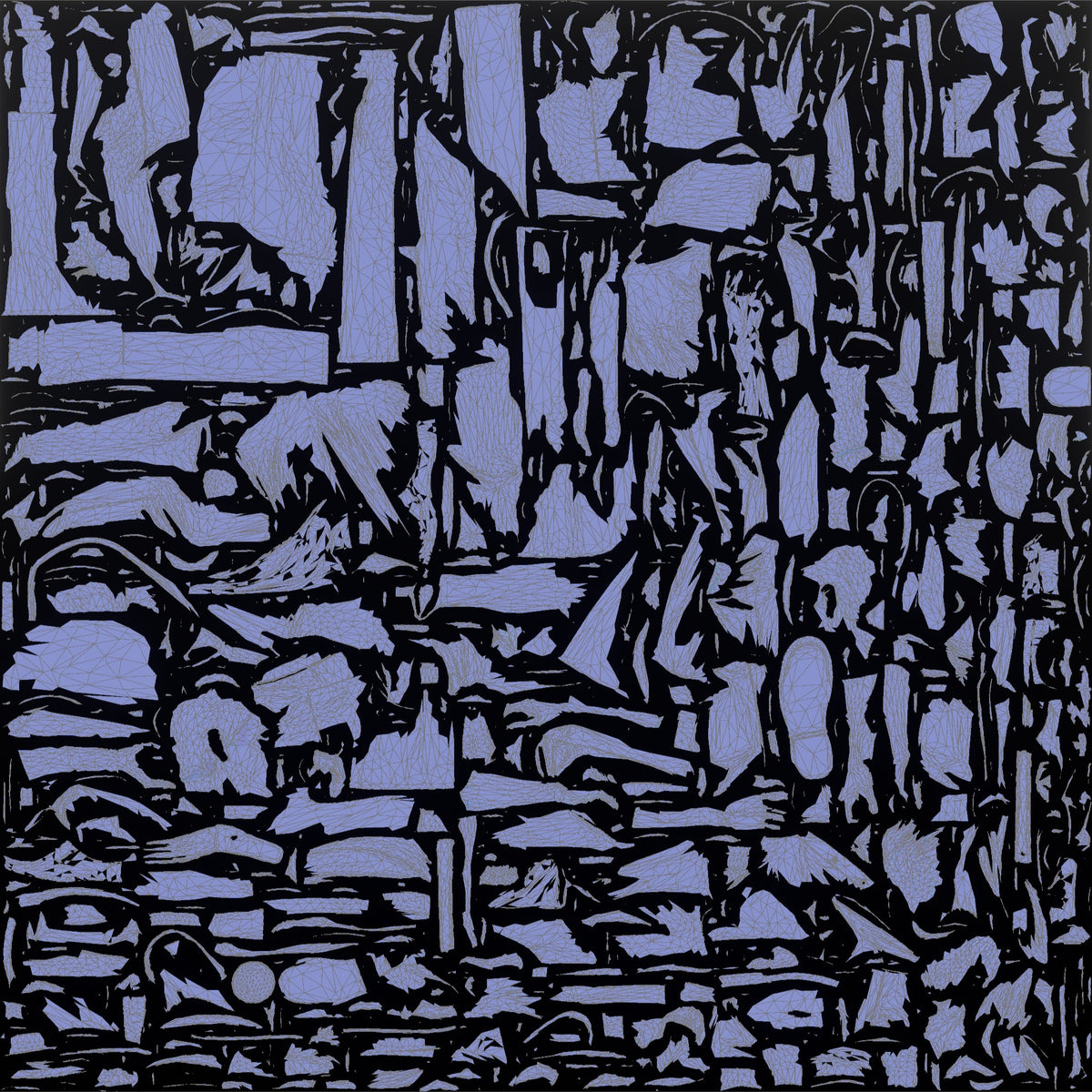 Server Woman Holding A Serving Spoon And Fork - UV layout, normal map