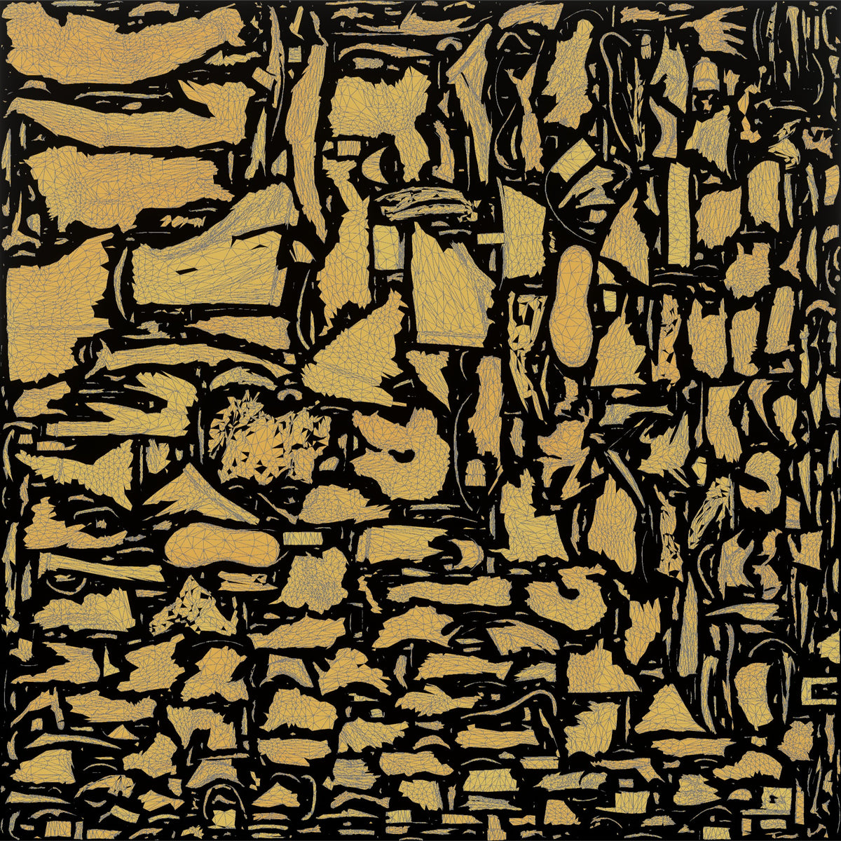 Man Resting After Heavy Lift - UV layout, metallic roughness map