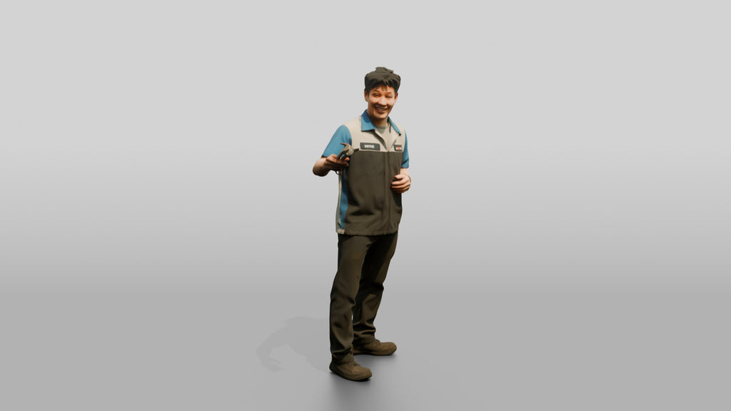 Mechanic Explaining a Fix