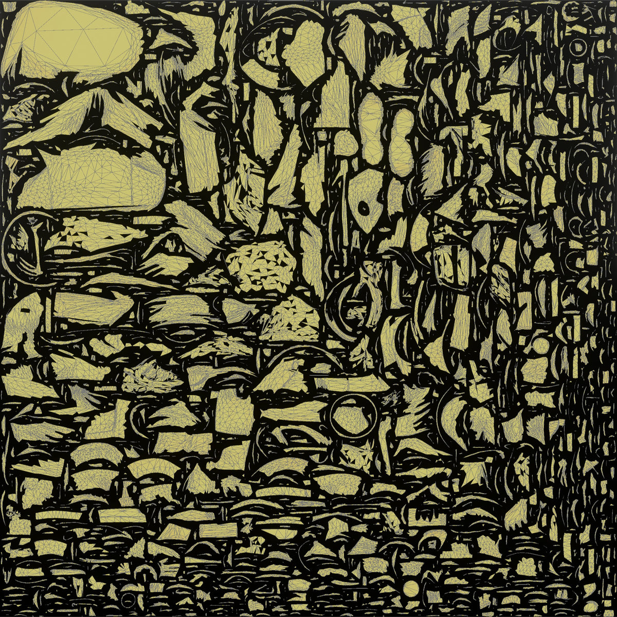 Hiker Sitting on Her Backpack, Taking a Break - UV layout, metallic roughness map