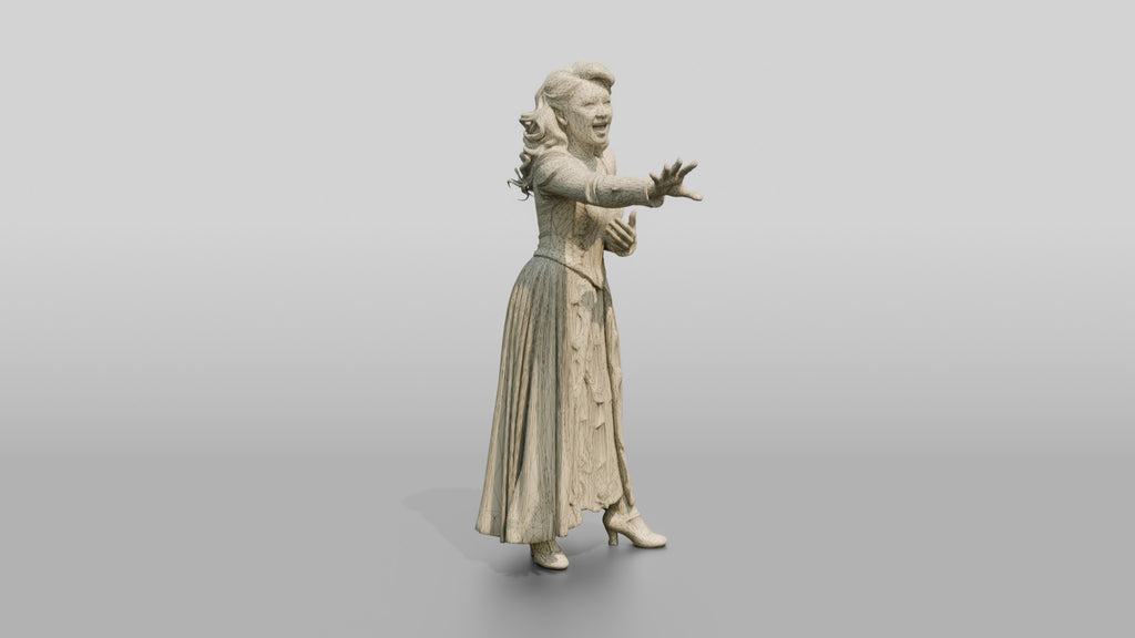 Musical Theater Singer with Dramatic Gesture