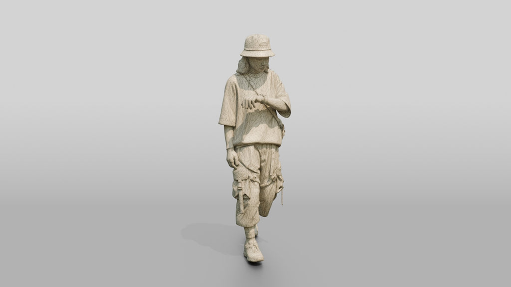 Streetwear Woman Checking Her Watch
