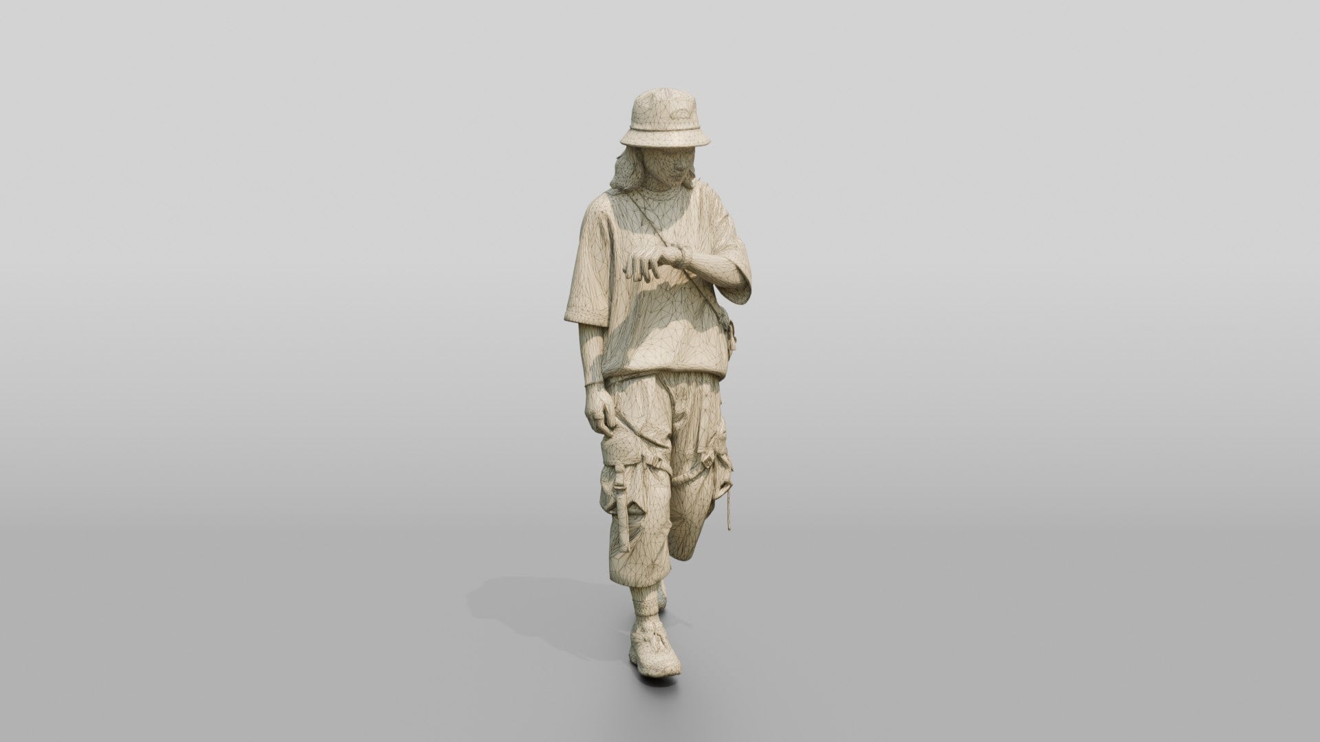 Streetwear Woman Checking Her Watch