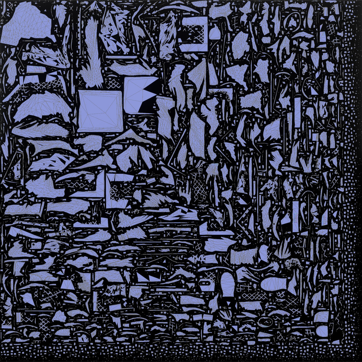 Homeless Man Sitting on a Milk Crate - UV layout, normal map