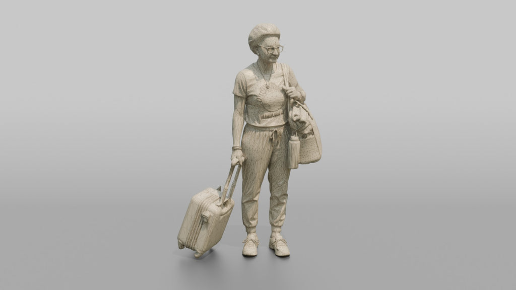 Traveler Holding A Boarding Pass