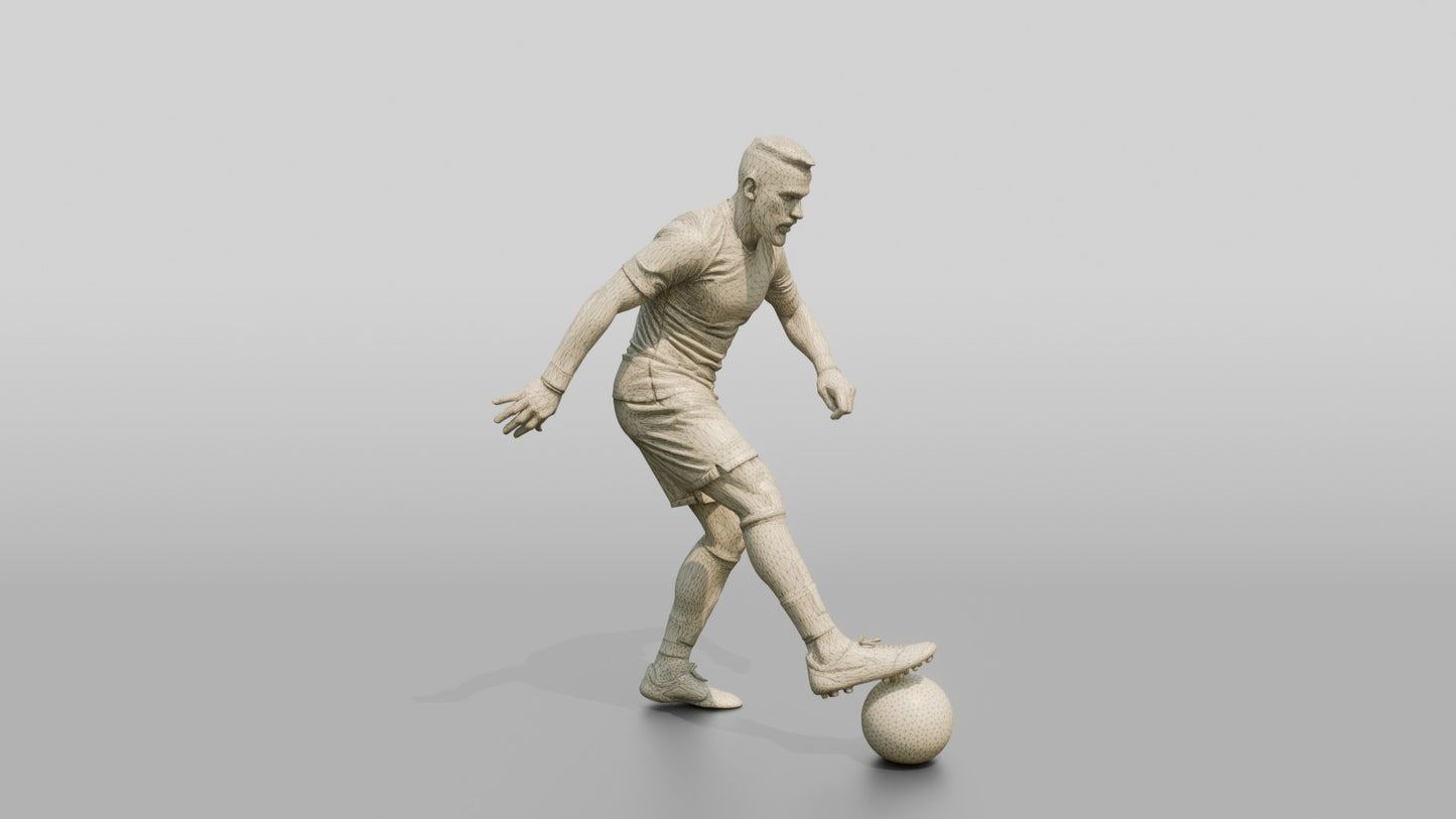 Soccer Player Sole-Roll Skill Move