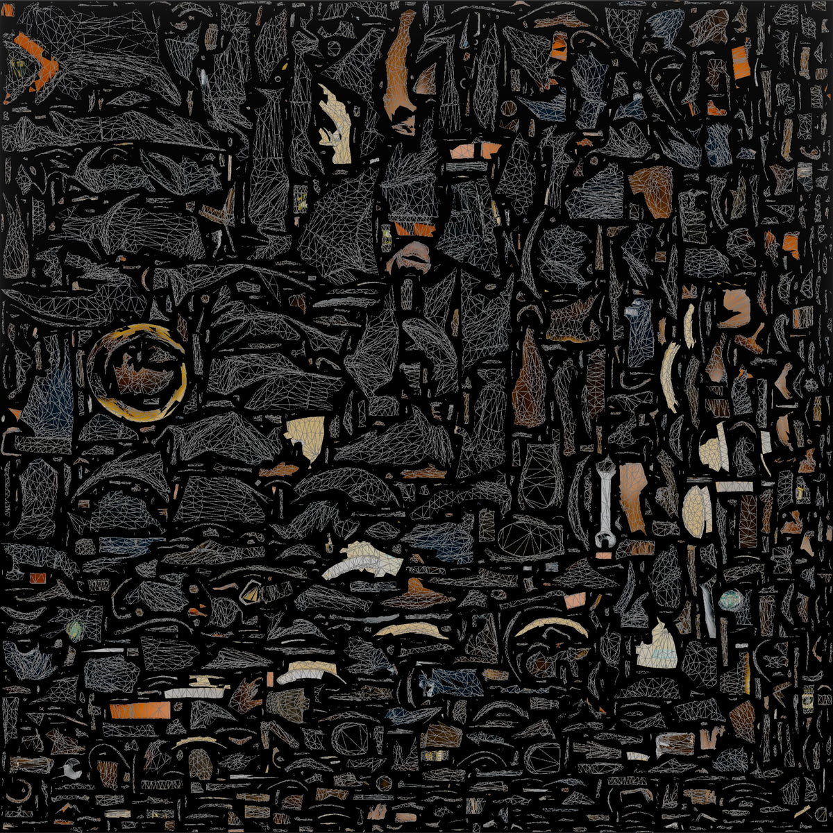 Construction Worker Man 83 - UV layout, base color map