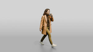 Smart Casual Professional Woman 04 - 3D character model, view 1