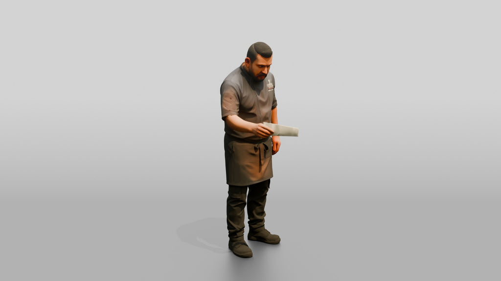 Head Chef Inspecting a Plated Meal