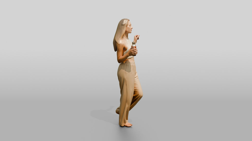 Woman Dancing with a Cocktail