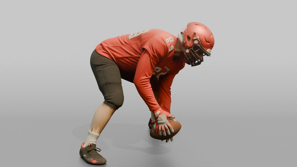 Long Snapper Firing the Ball Back