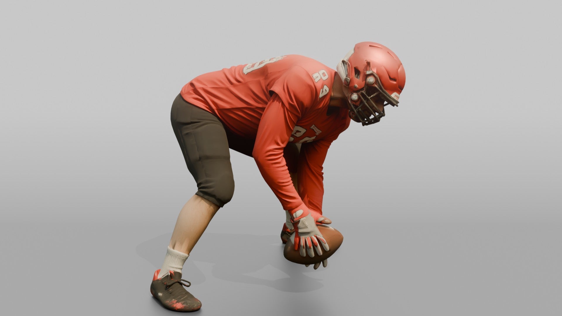 Long Snapper Firing the Ball Back