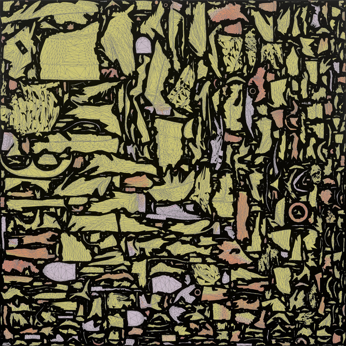 Server Woman Holding A Small Service Bell - UV layout, metallic roughness map