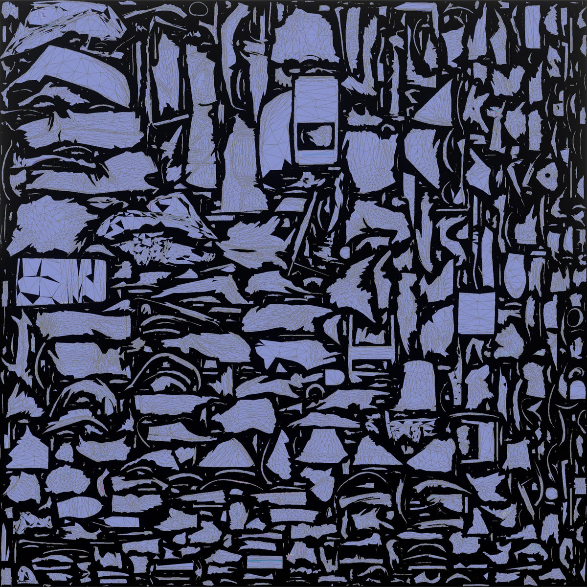 Mother Carrying A Car Seat By Its Handle - UV layout, normal map