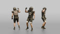 Player Pumping His Fist in Celebration