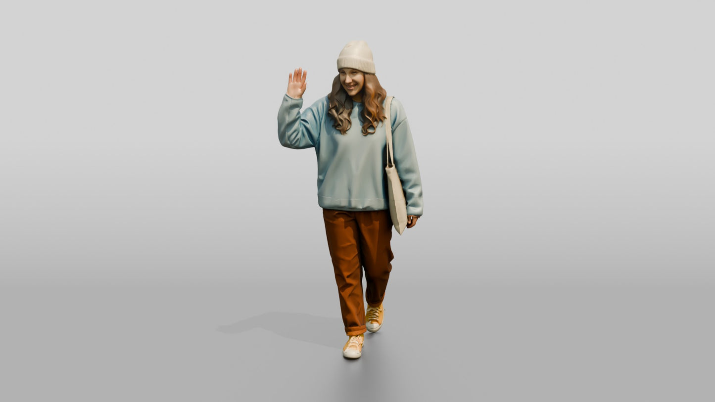Casual Student Urban Creative Woman 10