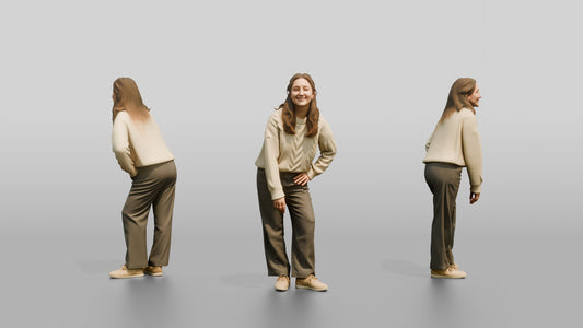 Cozy Oversized Casual Woman 08