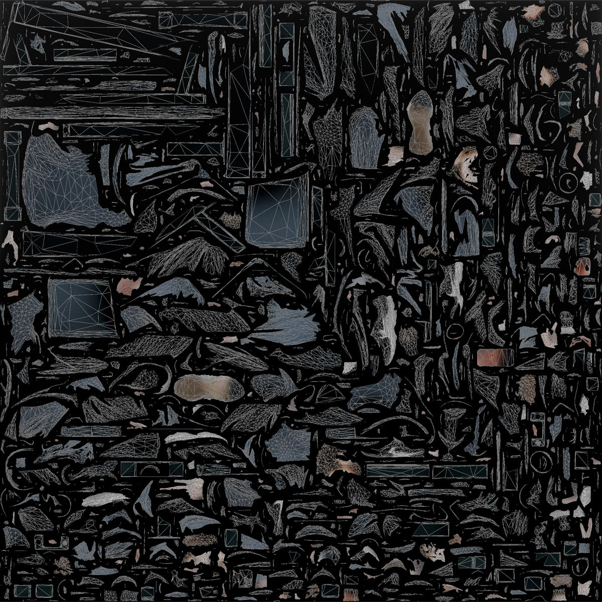 Man Sitting on Fitness Bench - UV layout, base color map