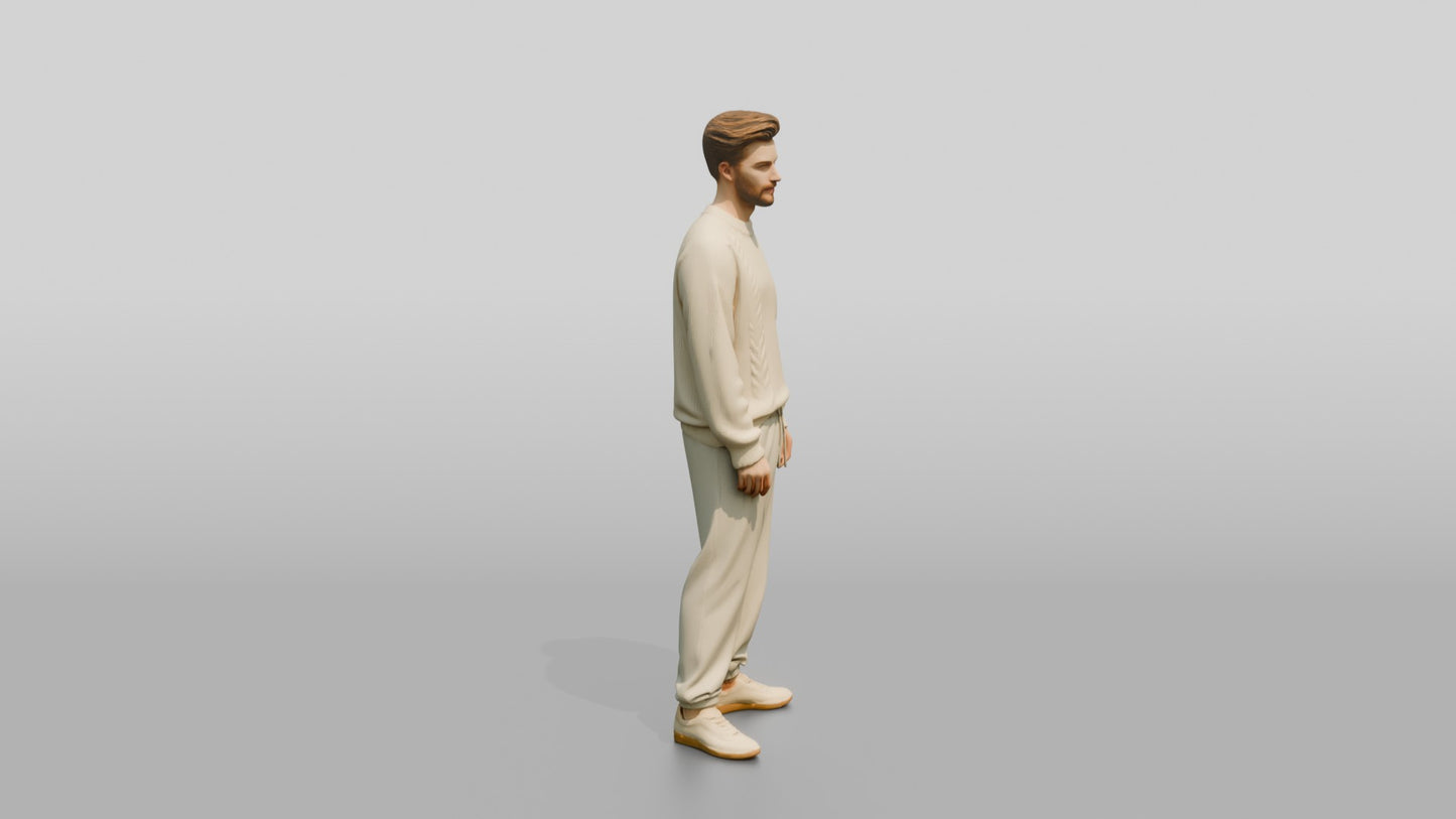 Cozy Oversized Casual Man 07