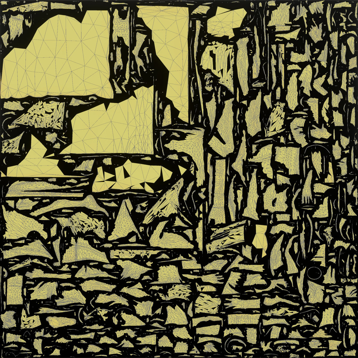 Man Reclining on a Lounge Cushion - UV layout, metallic roughness map