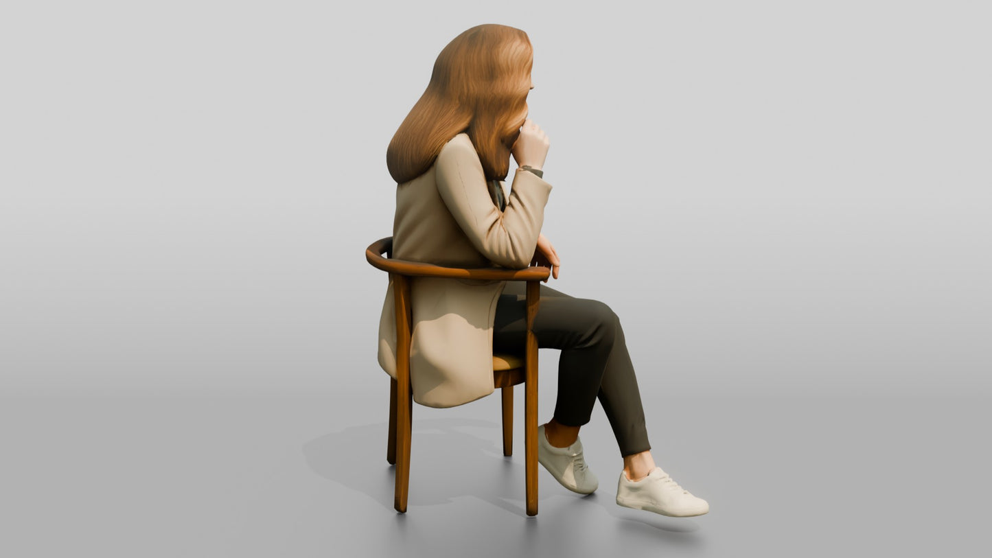Smart Casual Professional Woman 02