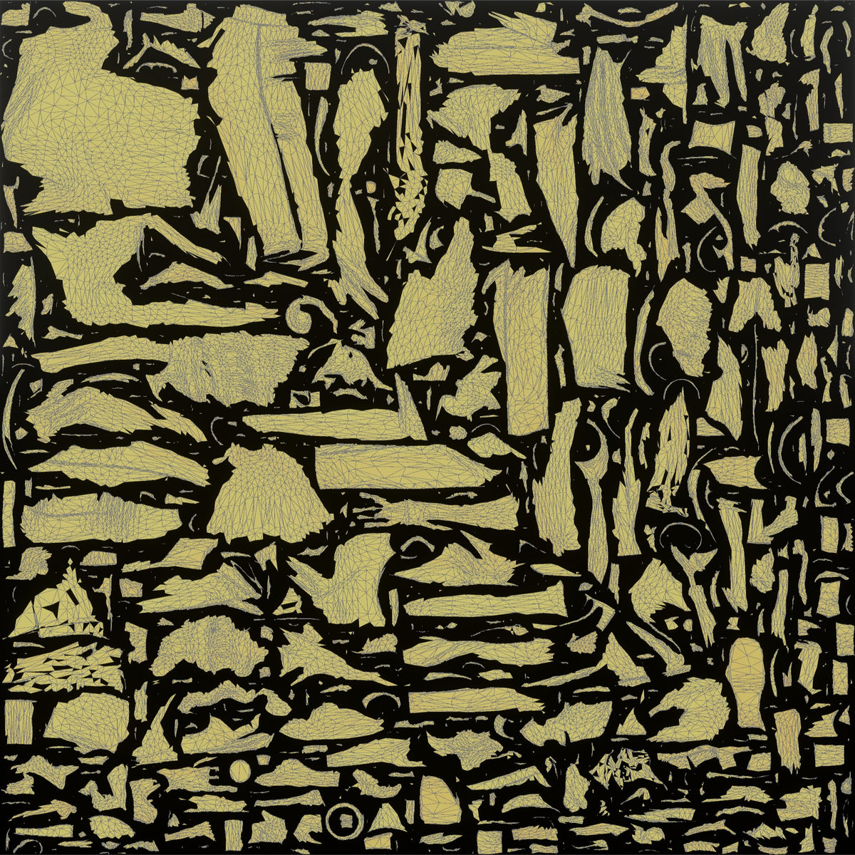 Patron Woman Leaning Back Against A Wall, Holding A Glass - UV layout, metallic roughness map