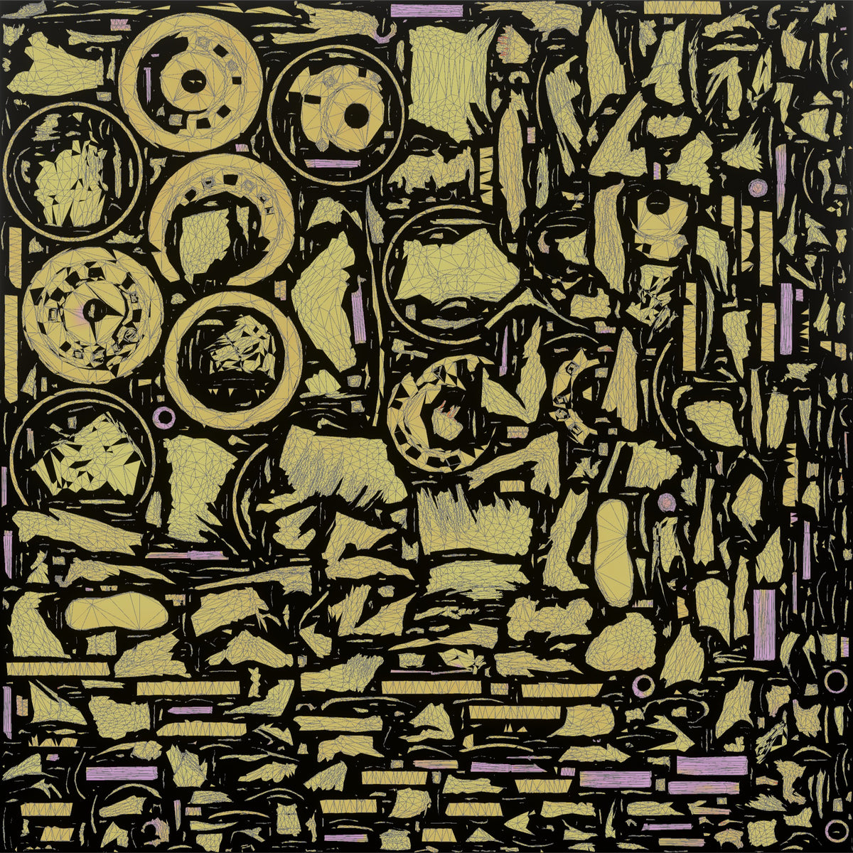 Weightlifter Man Holding A Barbell Across The Shoulders In A Squat Stance - UV layout, metallic roughness map