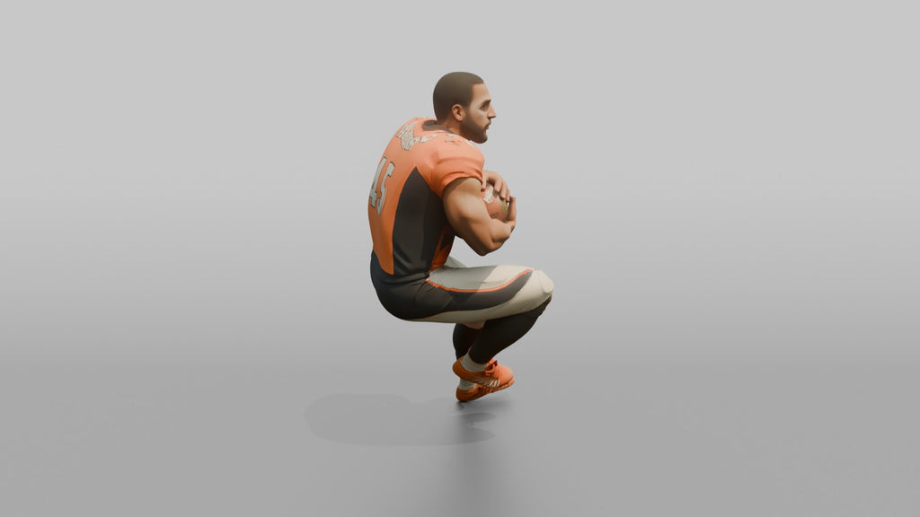 Running Back Cutting Laterally