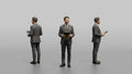 East Asian Airline Captain Standing with Hands in Pockets