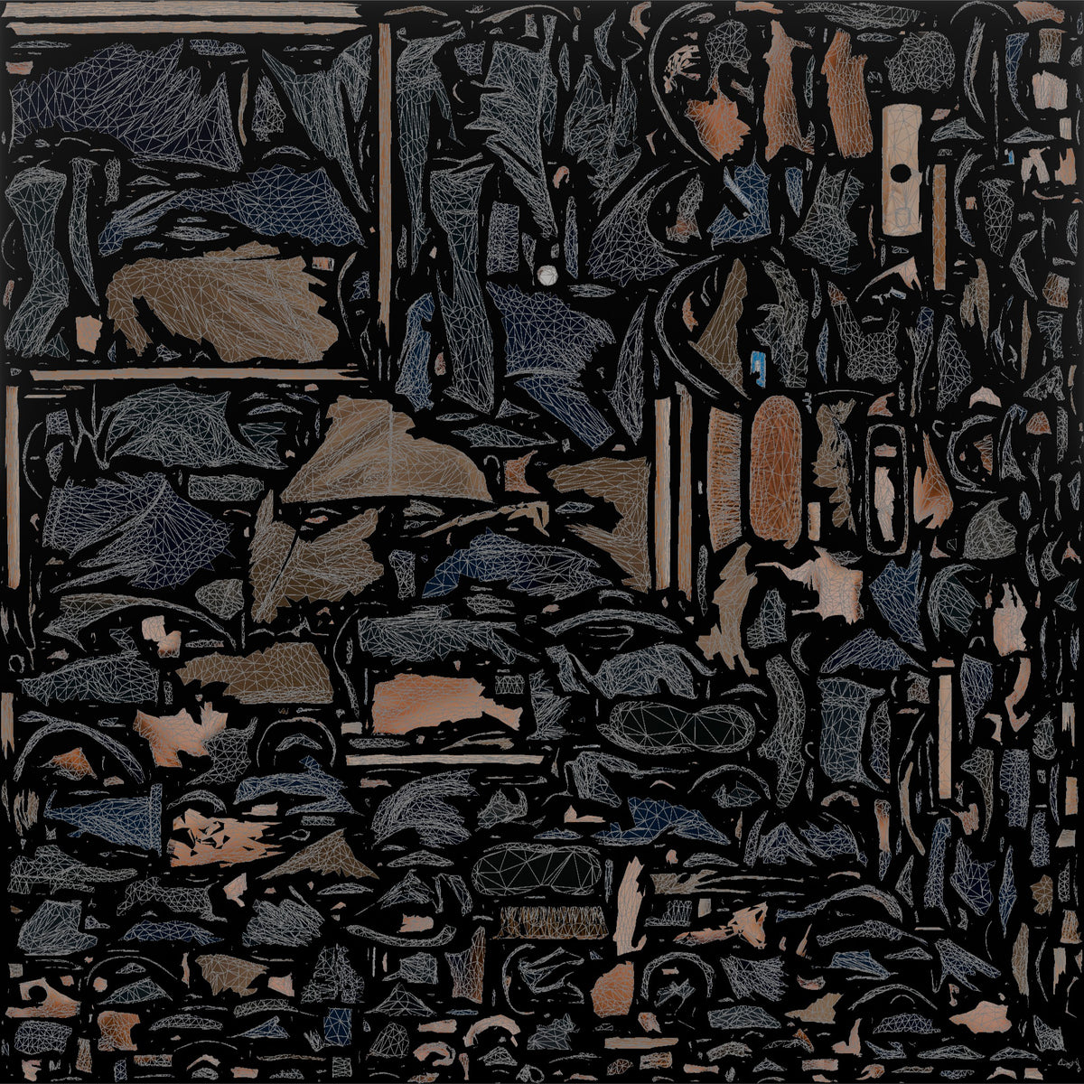 Man Store Employee Sweeping The Floor With A Broom - UV layout, base color map