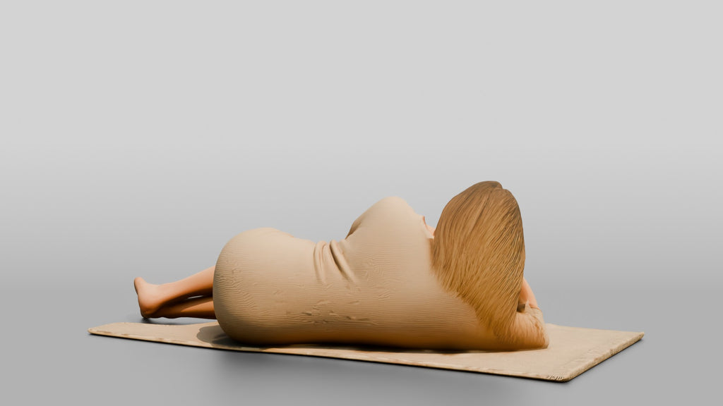 Woman Reclining on the Floor