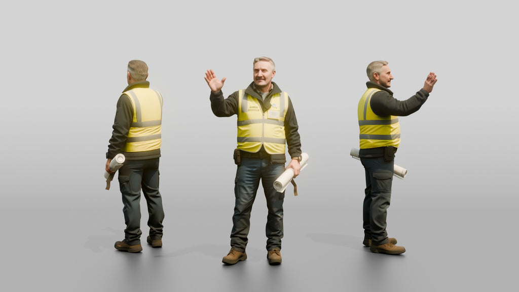 Construction Worker Man 92