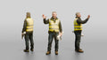 Construction Worker Man 92