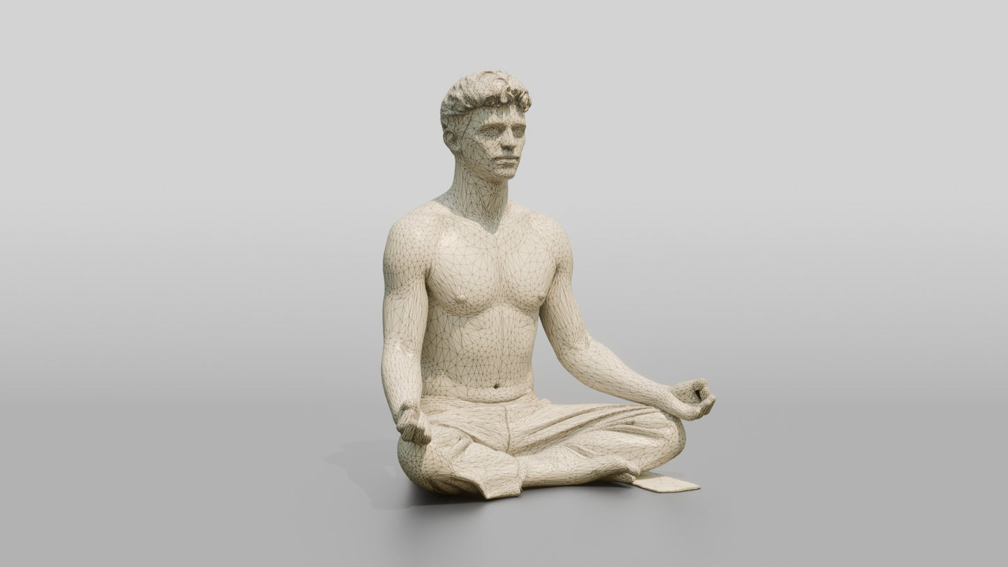 Lotus Meditation Man