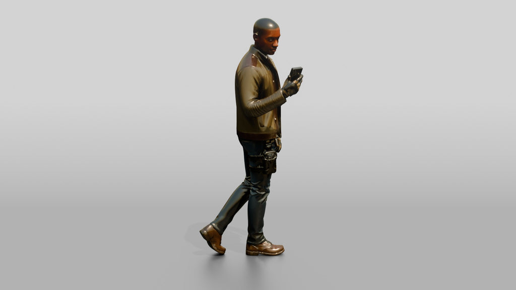 Courier Checking Phone