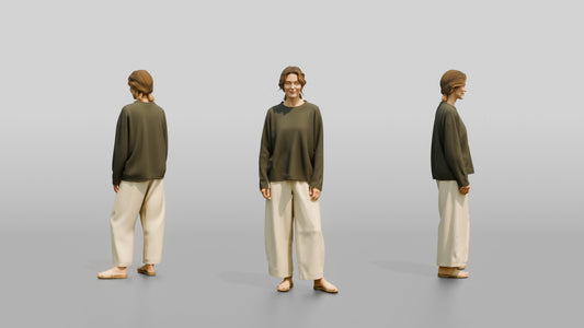 Cozy Oversized Casual Woman 13